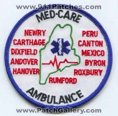 Med-Care Ambulance (Maine)
Scan By: PatchGallery.com
Keywords: ems newry carthage dixfield andover hanover peru canton mexico byron roxbury rumford