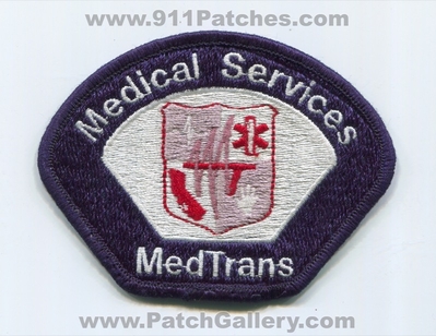 Med Trans Emergency Medical Services EMS Patch (California)
Scan By: PatchGallery.com
Keywords: medtrans