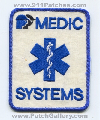 Medic Systems EMS Patch (UNKNOWN STATE)
Scan By: PatchGallery.com
Keywords: paramedic ambulance
