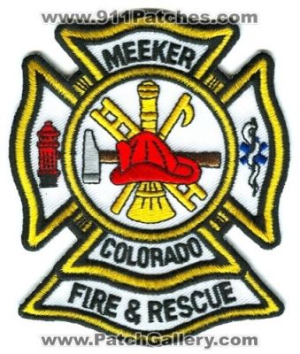Meeker Fire and Rescue Patch (Colorado)
[b]Scan From: Our Collection[/b]
Keywords: &