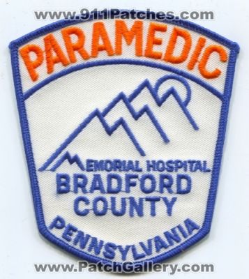 Memorial Hospital Bradford County Paramedic (Pennsylvania)
Scan By: PatchGallery.com
Keywords: ems