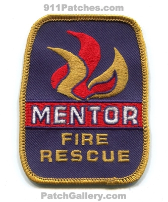 Mentor Fire Rescue Department Patch (Ohio)
Scan By: PatchGallery.com
Keywords: dept.