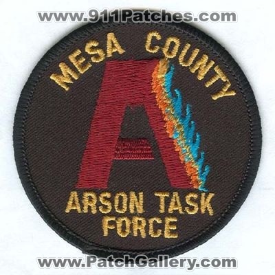 Mesa County Arson Task Force Patch (Colorado)
[b]Scan From: Our Collection[/b]
Keywords: colorado fire