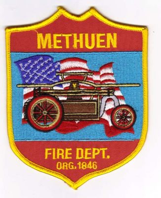 Methuen Fire Dept
Thanks to Michael J Barnes for this scan.
Keywords: massachusetts department