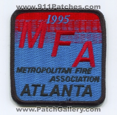 Metropolitan Fire Association MFA Atlanta Patch (Georgia)
Scan By: PatchGallery.com
Keywords: assn.