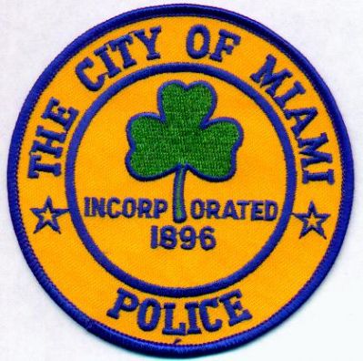 Miami Police
Thanks to EmblemAndPatchSales.com for this scan.
Keywords: florida city of