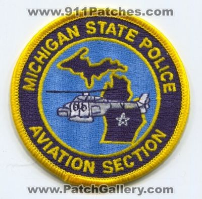 Michigan State Police Department Aviation Section (Michigan)
Scan By: PatchGallery.com
Keywords: dept. helicopter