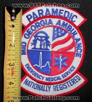 Mid Georgia Ambulance Emergency Medical Services Nationally Registered Paramedic (Georgia)
Thanks to Matthew Marano for this picture.
Keywords: ems