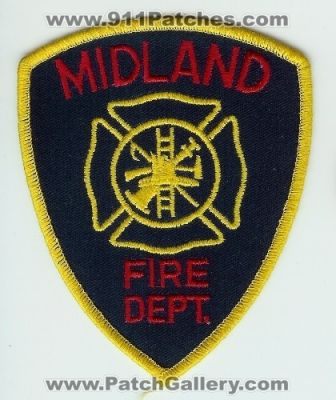 Midland Fire Department (UNKNOWN STATE)
Thanks to Mark C Barilovich for this scan.
Keywords: dept.