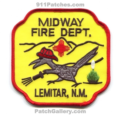 Midway Fire Department Lemitar Patch (New Mexico)
Scan By: PatchGallery.com
Keywords: dept.