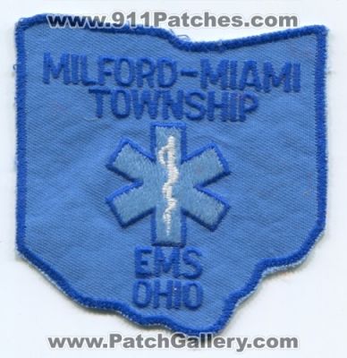 Milford-Miami Township Emergency Medical Services EMS Patch (Ohio)
Scan By: PatchGallery.com
Keywords: twp.