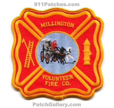 Millington Volunteer Fire Company Patch (New Jersey)
Scan By: PatchGallery.com
Keywords: vol. co. department dept.