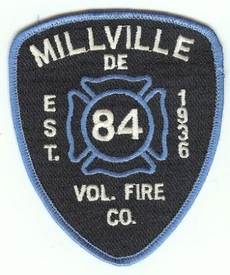 Millville Vol Fire Co
Thanks to PaulsFirePatches.com for this scan.
Keywords: delaware volunteer company