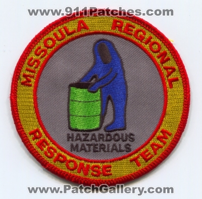 Missoula Regional Response Team Hazardous Materials Patch (Montana)
Scan By: PatchGallery.com
Keywords: hazmat haz-mat