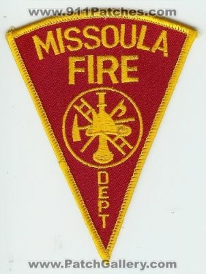Missoula Fire Department (Montana)
Thanks to Mark C Barilovich for this scan.
Keywords: dept.