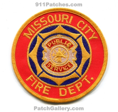 Missouri City Fire Department Patch (Texas)
Scan By: PatchGallery.com
Keywords: dept. public service