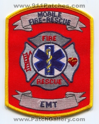 Mobile Fire Rescue Department EMT EMS Patch (Alabama)
Scan By: PatchGallery.com
Keywords: dept. e.m.t. emergency medical technician