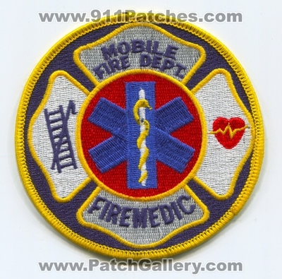 Mobile Fire Department Firemedic Patch (Alabama)
Scan By: PatchGallery.com
Keywords: dept. paramedic