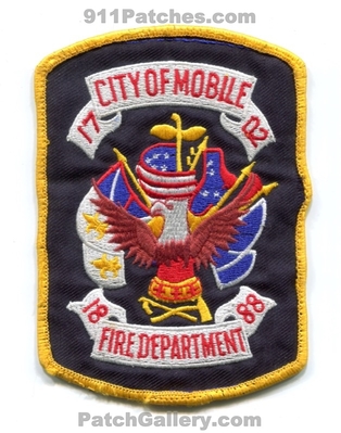 Mobile Fire Department Patch (Alabama)
Scan By: PatchGallery.com
Keywords: city of dept. 1702 1888
