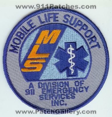 Mobile Life Support (California)
Thanks to Mark C Barilovich for this scan.
Keywords: mls ems a division of 911 emergency services inc.