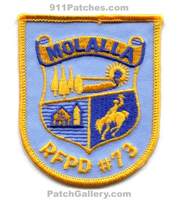 Molalla Rural Fire Protection District 73 Patch (Oregon)
Scan By: PatchGallery.com
Keywords: prot. dist. rfpd number no. #73