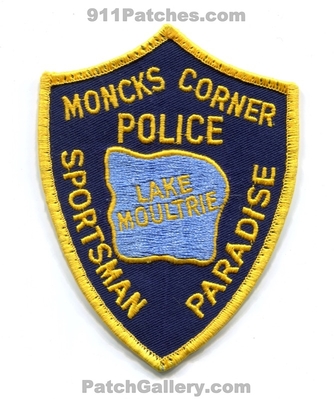 Moncks Corner Police Department Patch (South Carolina)
Scan By: PatchGallery.com
Keywords: dept. lake moultrie sportsman paradise