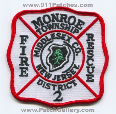 Monroe Township Fire Rescue Department District 2 Middlesex County Patch (New Jersey)
Scan By: PatchGallery.com
Keywords: twp. dept. dist. number no. #2 co.
