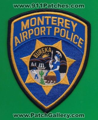 Monterey Airport Police Department (California)
Thanks to PaulsFirePatches.com for this scan.
Keywords: dept.