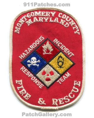 Montgomery County Fire and Rescue Department Hazardous Incident Response Team Patch (Maryland)
Scan By: PatchGallery.com
Keywords: co. & dept. hirt materials hazmat haz-mat