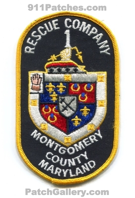 Montgomery County Fire Department Rescue Company 1 Patch (Maryland)
Scan By: PatchGallery.com
Keywords: co. dept.