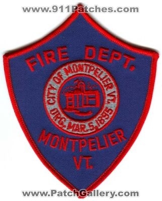 Montpelier Fire Department (Vermont)
Scan By: PatchGallery.com
Keywords: city of dept. vt.