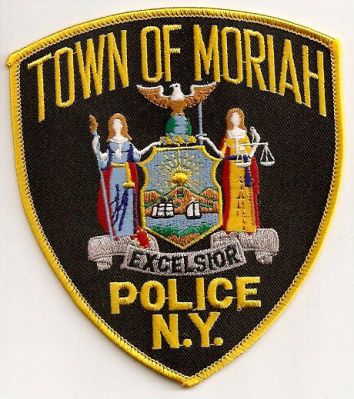 Moriah Police
Thanks to EmblemAndPatchSales.com for this scan.
Keywords: new york town of