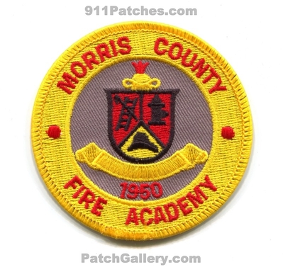 Morris County Fire Academy Patch (New Jersey)
Scan By: PatchGallery.com
Keywords: co. training school department dept. 1950