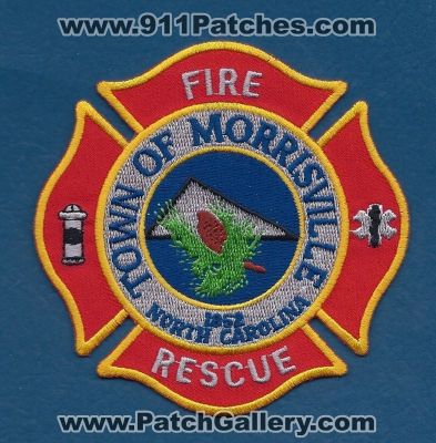 Morrisville Fire Rescue Department (North Carolina)
Thanks to PaulsFirePatches.com for this scan. 
Keywords: dept. town of