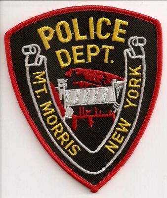 Mount Morris Police Dept
Thanks to EmblemAndPatchSales.com for this scan.
Keywords: new york department mt