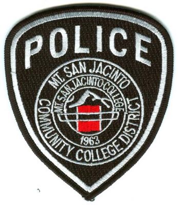 Mount San Jacinto Community College District Police (California)
Scan By: PatchGallery.com
Keywords: mt