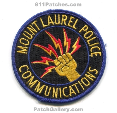 Mount Laurel Police Department Communications Patch (New Jersey)
Scan By: PatchGallery.com
Keywords: mt. dept. 911 dispatcher fire ems