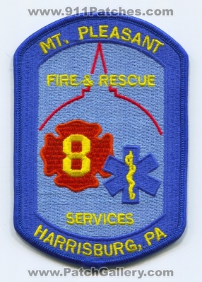 Mount Pleasant Fire and Rescue Services 8 Harrisburg Patch (Pennsylvania)
Scan By: PatchGallery.com
Keywords: mt. & department dept. pa