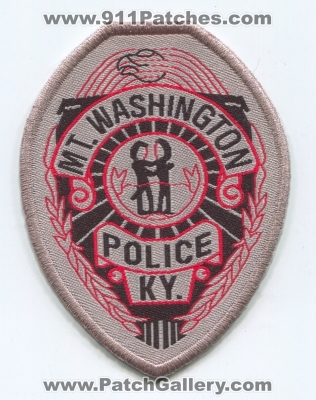 Mount Washington Police Department Patch (Kentucky)
Scan By: PatchGallery.com
Keywords: mt. dept. ky.