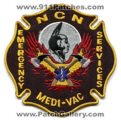 Nisichawayasihk Cree Nation NCN Emergency Medical Services EMS Medi-Vac Patch (Canada)
Scan By: PatchGallery.com
Keywords: medivac ambulance emt paramedic
