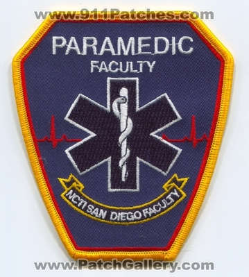 National College of Technical Instruction NCTI San Diego Paramedic School Faculty EMS Patch (California)
Scan By: PatchGallery.com
[b]Patch Made By: 911Patches.com[/b]
Keywords: Emergency Medical Services E.M.S Ambulance