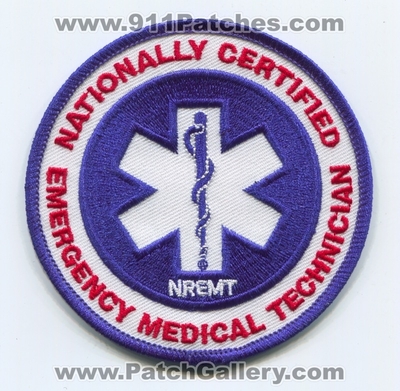 Nationally Registered Emergency Medical Technician NREMT EMS Patch (No State Affiliation)
Scan By: PatchGallery.com
Keywords: certified n.r.e.m.t. services ambulance