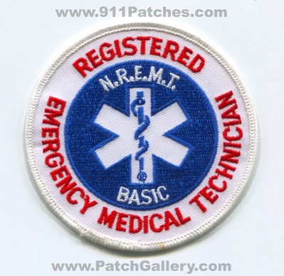 Nationally Registered Emergency Medical Technician NREMT Basic EMS Patch (No State Affiliation)
Scan By: PatchGallery.com
Keywords: nremtb n.r.e.m.t.b. ambulance