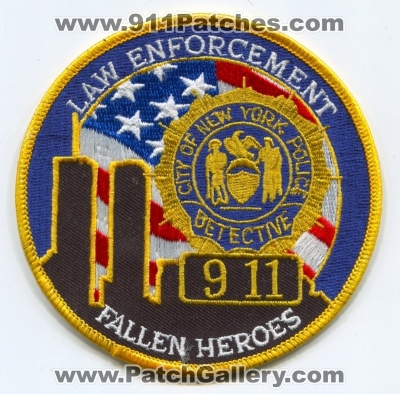 New York City Police Department NYPD Detective Law Enforcement Fallen Heroes Patch (New York)
Scan By: PatchGallery.com
Keywords: of dept. n.y.p.d. 9 11