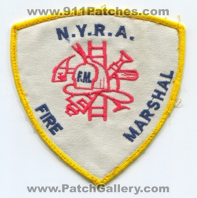New York Racing Association NYRA Fire Department Fire Marshal Patch (New York)
Scan By: PatchGallery.com
Keywords: n.y.r.a. assn. dept. f.m.