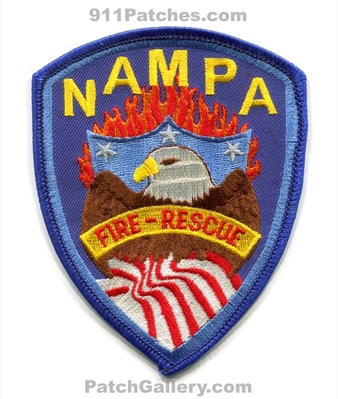 Nampa Fire Rescue Department Patch (Idaho)
Scan By: PatchGallery.com
Keywords: dept.