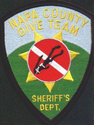 Napa County Sheriff's Dept Dive Team
Thanks to EmblemAndPatchSales.com for this scan.
Keywords: california sheriffs department