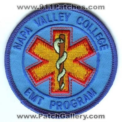 Napa Valley College EMT Program Patch (California)
[b]Scan From: Our Collection[/b]
Keywords: ems