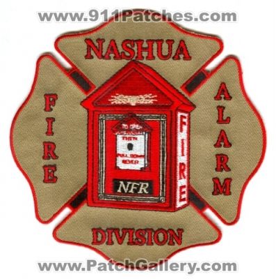 Nashua Fire Rescue Department Fire Alarm Division Patch (New Hampshire)
Scan By: PatchGallery.com
Keywords: dept. nfr