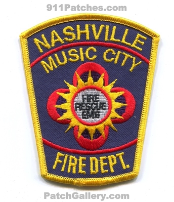 Nashville Fire Department Patch (Tennessee)
Scan By: PatchGallery.com
Keywords: dept. rescue ems music city